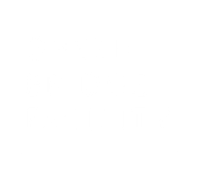 Green Bridge Facility logo in white